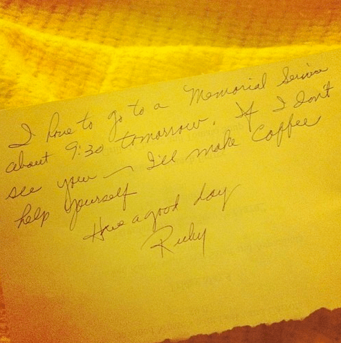 A Weekend with Mrs.&nbsp;Ruby